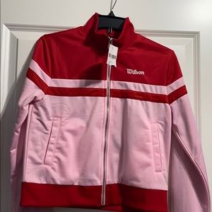 Wilson jacket pink and red